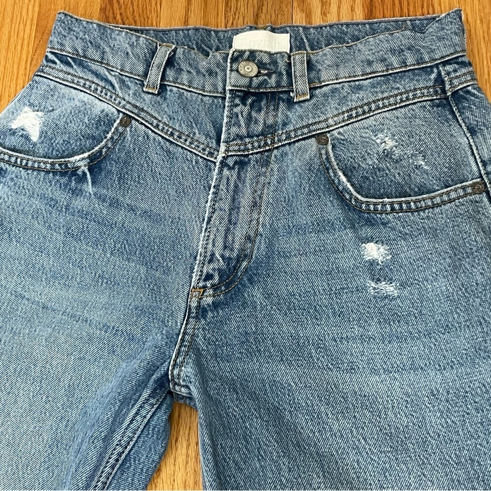Boyish High Rise Blue Jeans - Picture 16 of 16